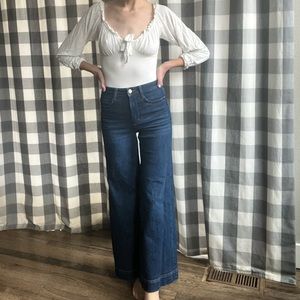 MAEVE BY ANTHROPOLOGIE WIDE LEG JEANS SIZE 25